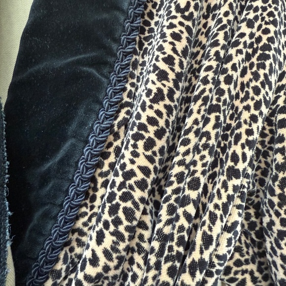🐆 Vintage Leopard Print Velour Robe / Dressing Gown 🐆 - Picture 5 of 12